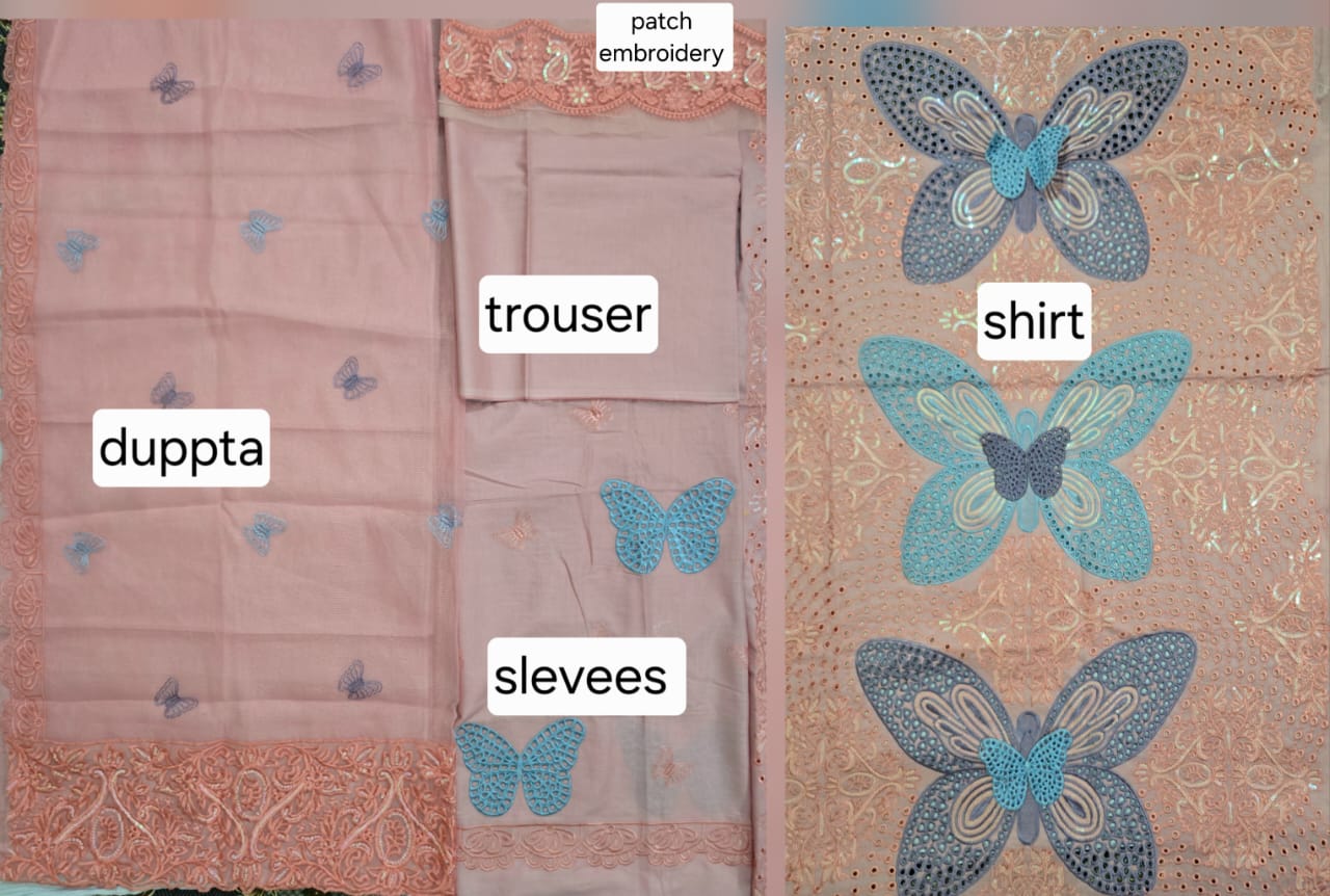 Blush Butterfly – Premium Embroidered Lawn Collection
